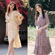 【时尚一点】夏天裤子收一收吧！今年流行“仙女”碎花裙，时髦优雅真高级