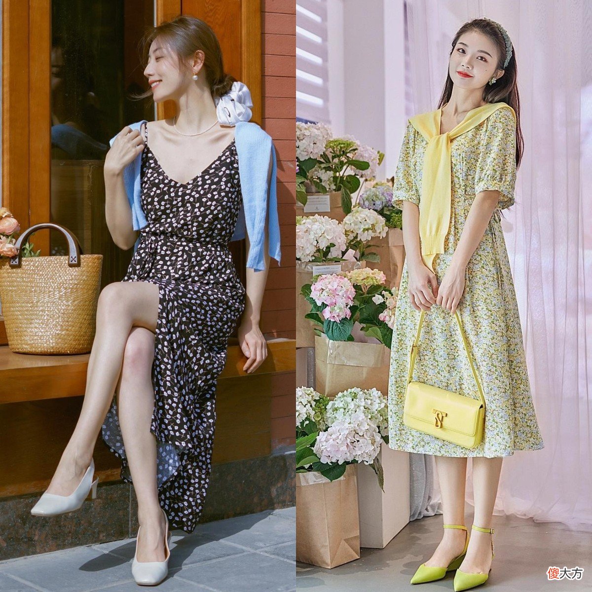 【时尚一点】夏天裤子收一收吧！今年流行“仙女”碎花裙，时髦优雅真高级