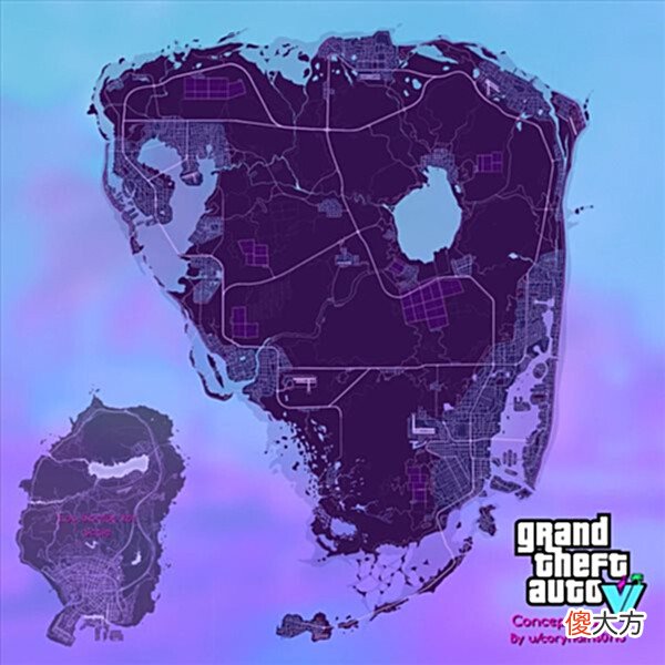 【游戏迷】不疯魔不成活！粉丝自制《GTA6》地图引网友热议