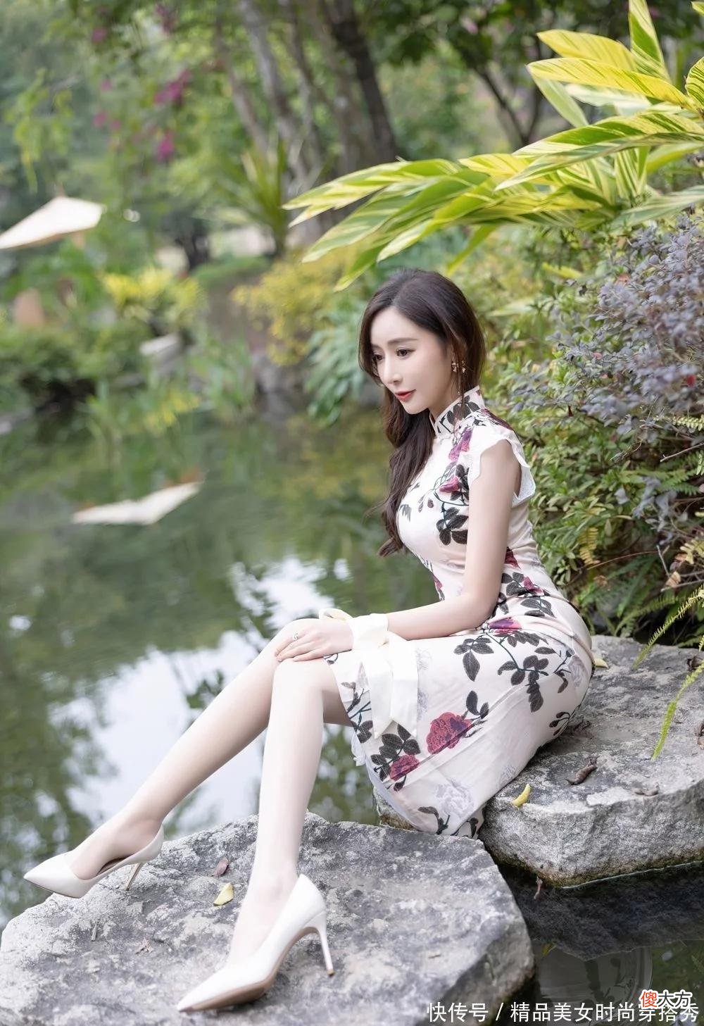【时尚一点】国色天香，凤凰来仪，改良版旗袍，清新典雅又韵味十足