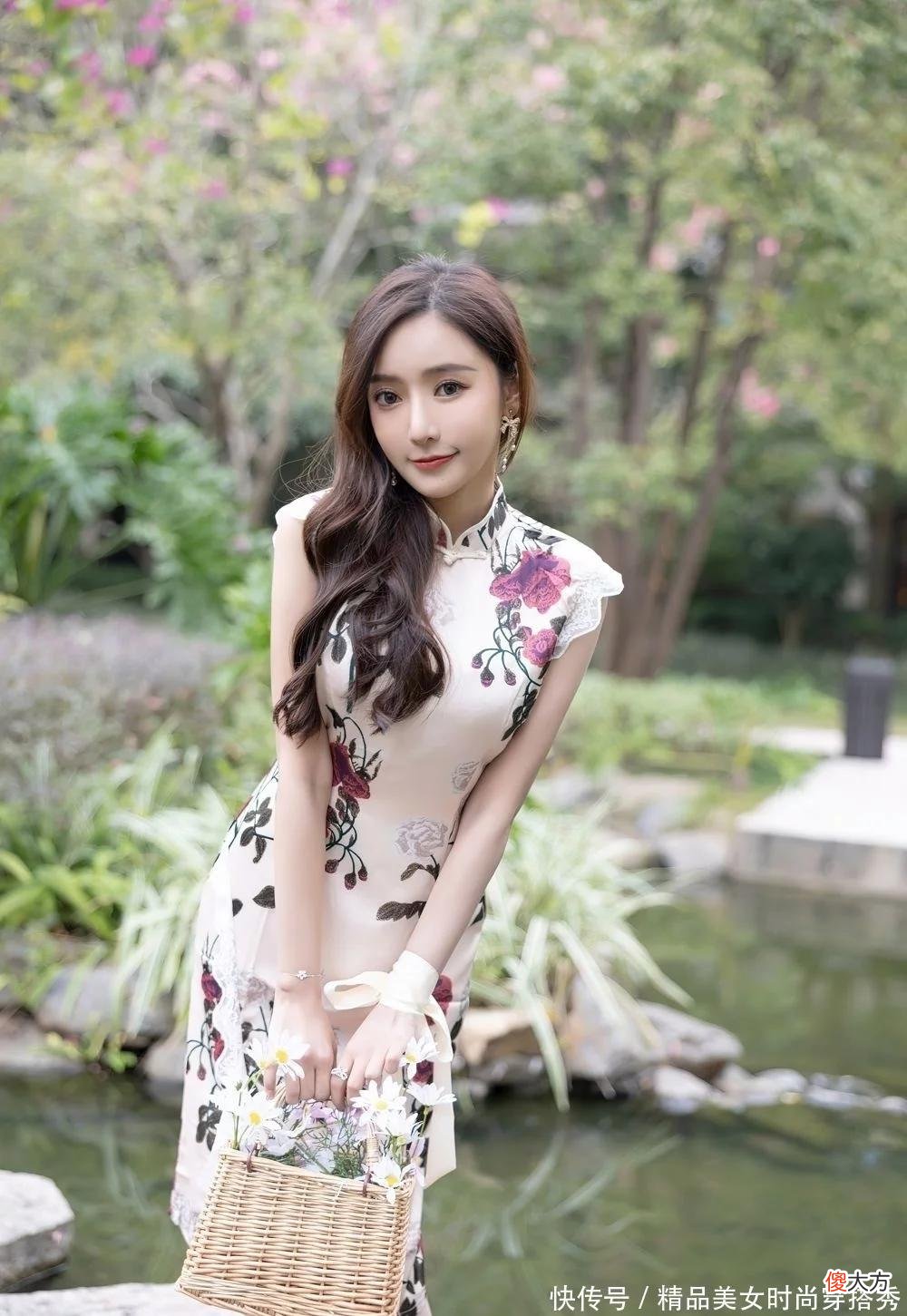 【时尚一点】国色天香，凤凰来仪，改良版旗袍，清新典雅又韵味十足