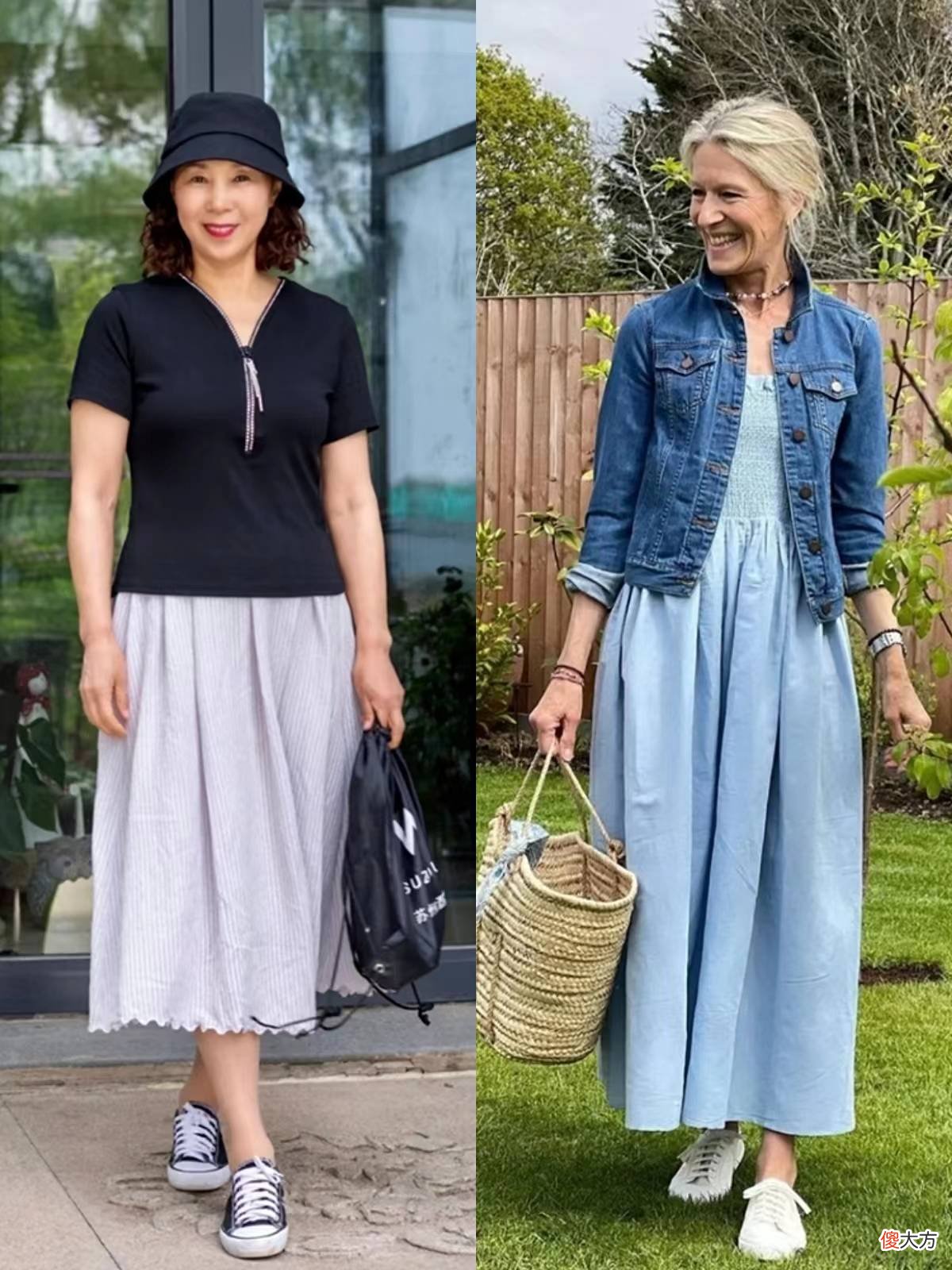 【时尚一点】时尚是个轮回，“跑鞋”又来炸街了，学50＋女人这样穿体面还时髦