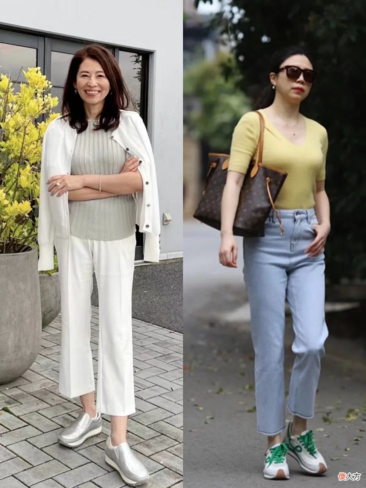 【时尚一点】时尚是个轮回，“跑鞋”又来炸街了，学50＋女人这样穿体面还时髦