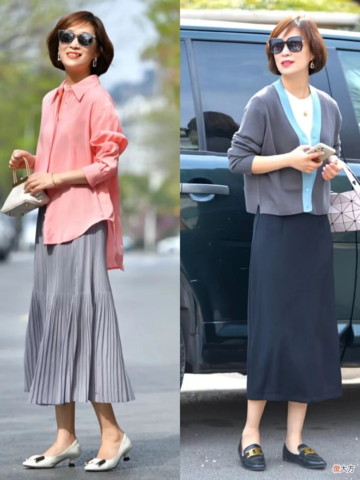 【时尚一点】50岁女人穿“纯色裙子”时，建议选这几种“高级色”，优雅提气质