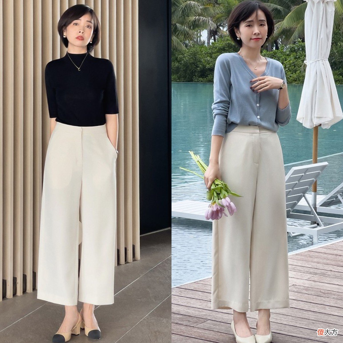 【就爱时尚】40岁女人怎么把“阔腿裤”穿得更时髦？5个穿搭技巧，教你穿好看