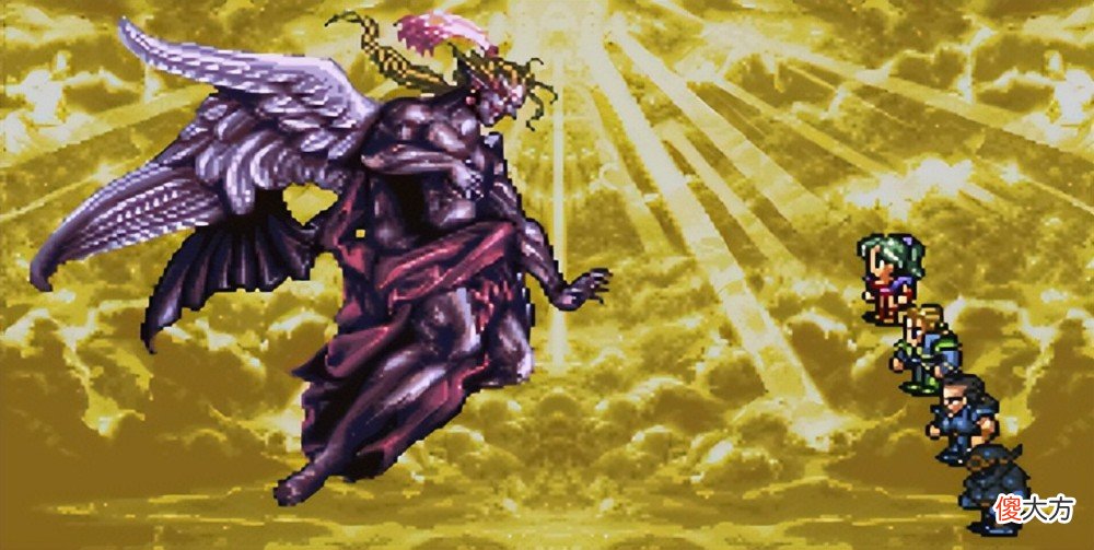 【游戏迷】《最终幻想》《ff6》结局：世界崩裂并迈向黄昏与死亡