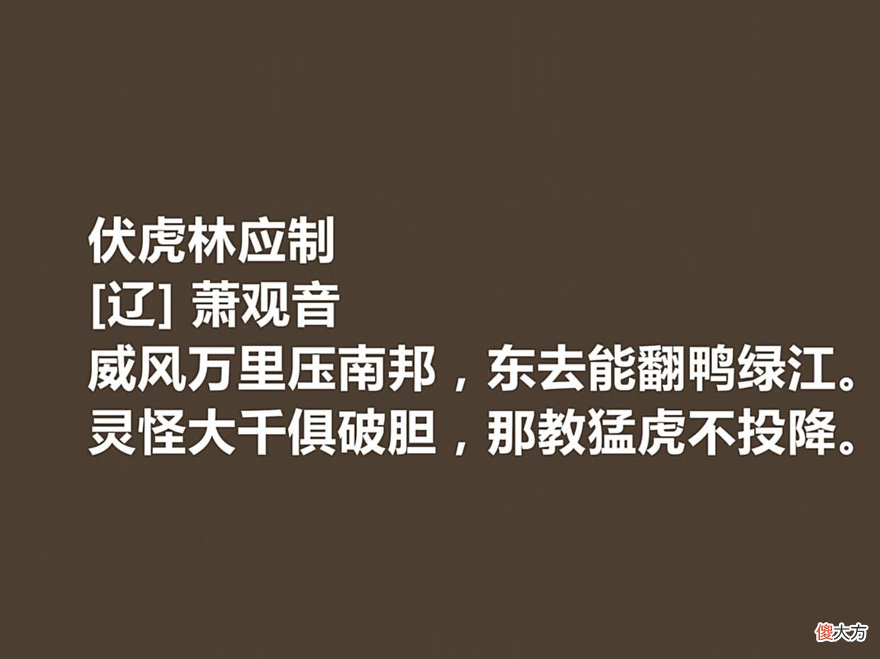 【历史故事】一代佳人，命运令人惋惜，辽代皇后萧观音十首诗，才情兼备，爱了