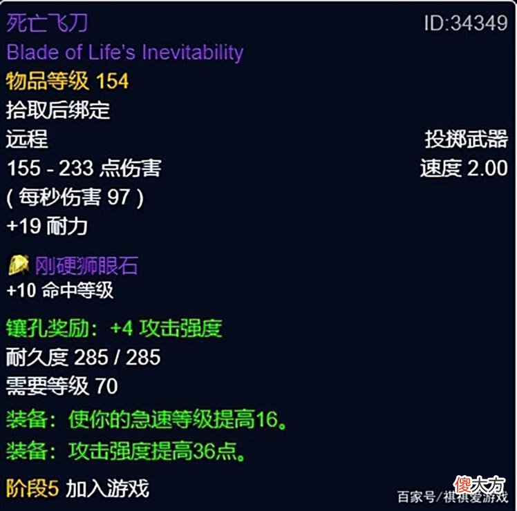 【游戏世界】魔兽世界TBC怀旧服：P5阶段战士T（防战）毕业装备推荐