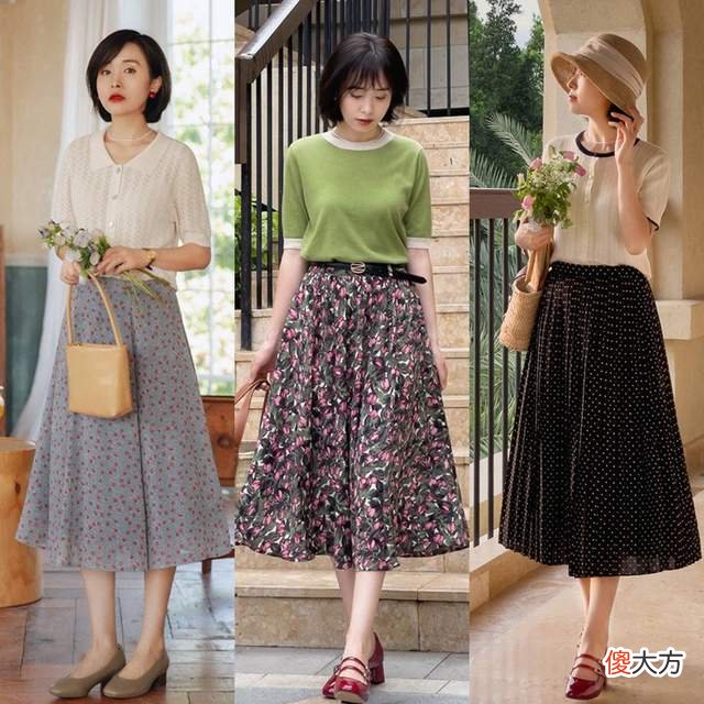 【时尚一点】“碎花裙”才是夏天正确的打开方式，优雅甜美有气质，美到骨子里