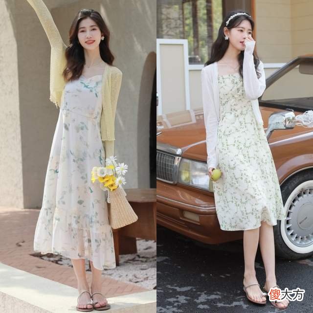 【时尚一点】“碎花裙”才是夏天正确的打开方式，优雅甜美有气质，美到骨子里