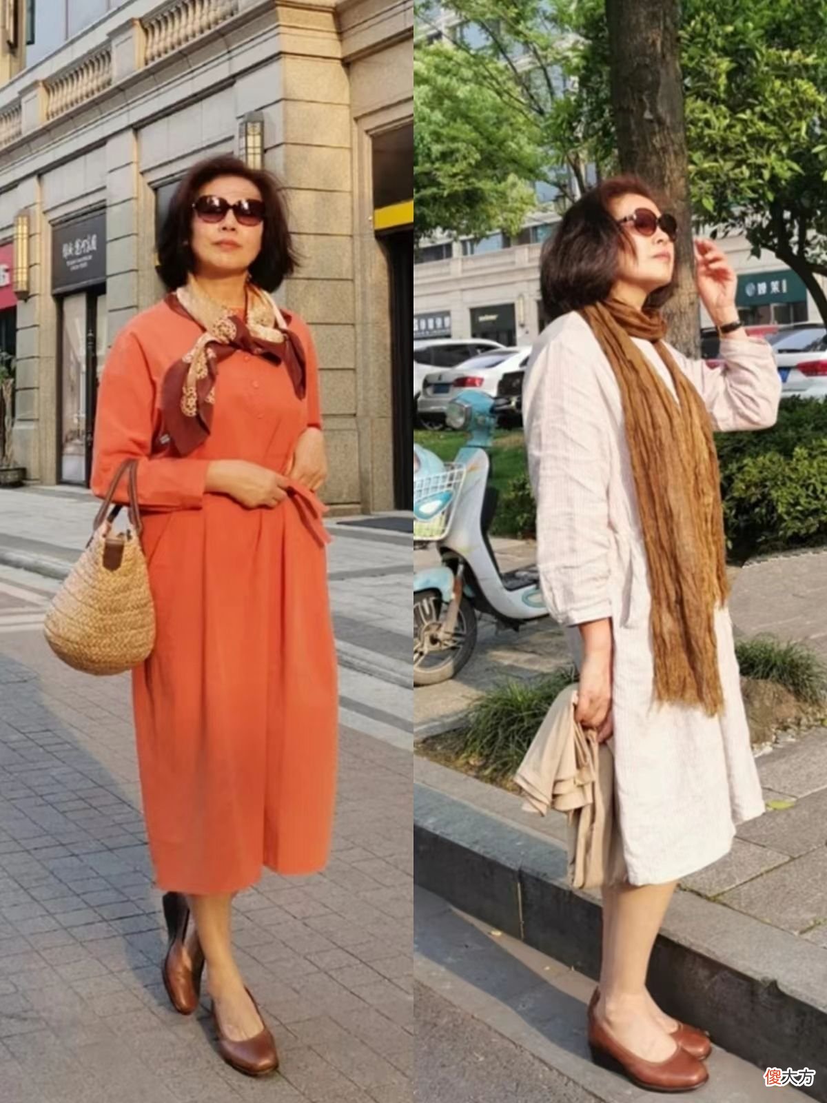 【时尚一点】女人不管50岁还是70岁，出门建议多穿“懒人裙”，舒适大方还优雅