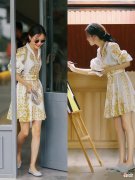【就爱时尚】三四十岁的女人，别错过“印花连衣裙小高跟”，优雅浪漫太好看