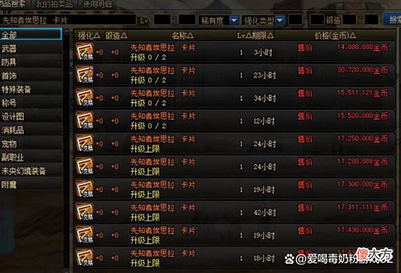 【游戏世界】DNF-地下城搬砖摸金副本推荐