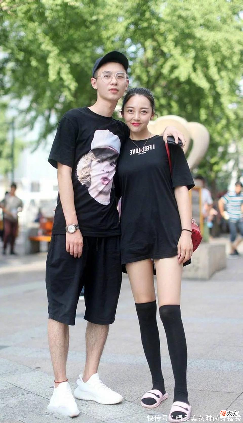 【就爱时尚】黑色的小抹胸搭配亮片包臀裙，潮流又好看
