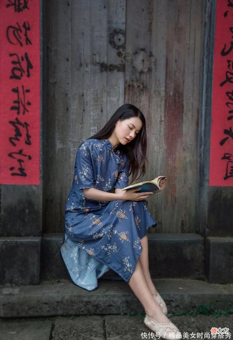 【就爱时尚】路人街拍，白色的短袖搭配牛仔热裤，很显青春活力