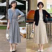 【就爱时尚】女人过了40岁，穿裙子牢记这“3原则2要素”，气质优雅还有女人味