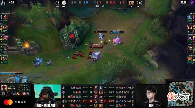 【游戏迷】MSI对抗赛首日：G2连克T1、RNG轻取2连胜 4队同取1-1战绩