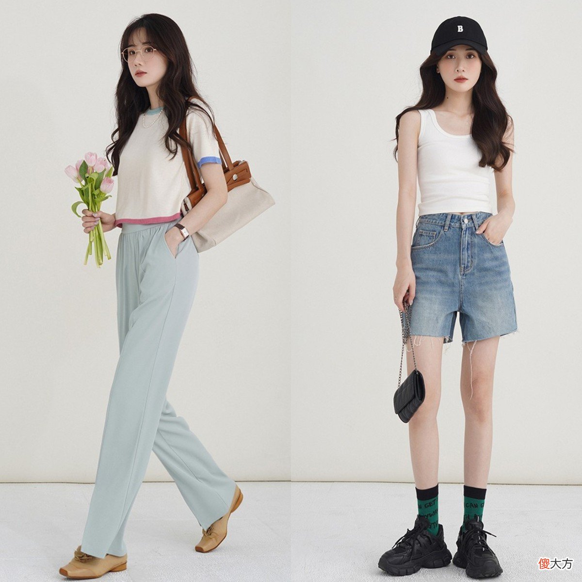 【时尚一点】不差钱的女人，夏天试试这4条裤子，时髦显腿细，拯救小粗腿