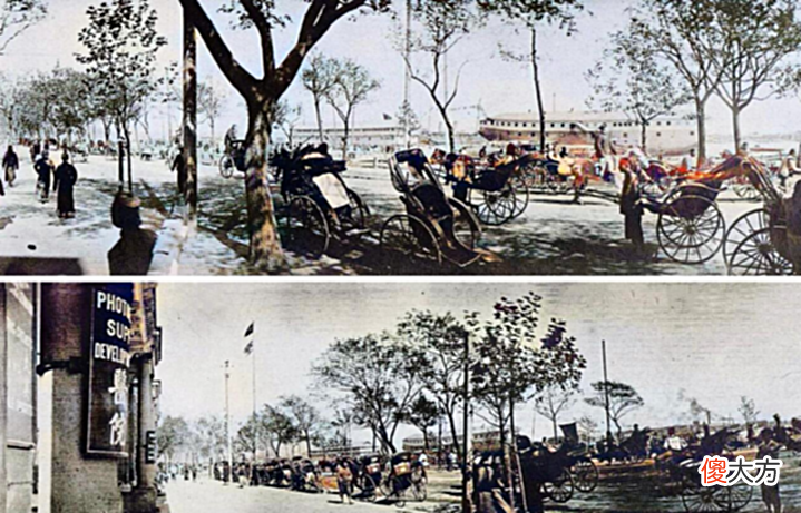 【爱历史】一组罕见的宽幅老照片,看1905年9月的上海外滩和南京路