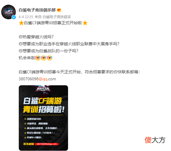 【游戏迷】bs连续五个赛季未进总决赛，白鲨：我亲自负责赛训