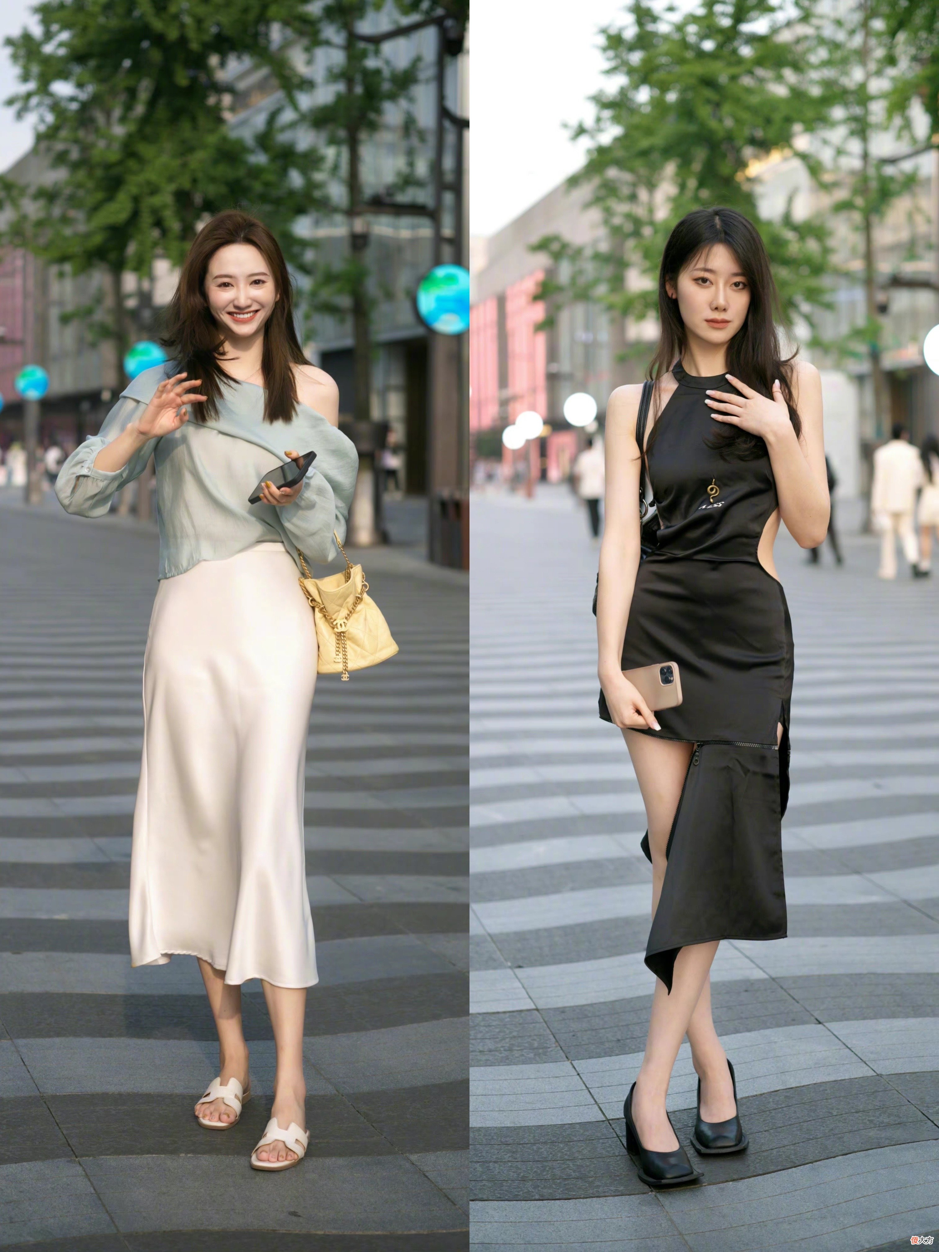 【就爱时尚】夏天穿裙子，别总配高跟鞋了，“时髦女人”这样穿，显高又好看