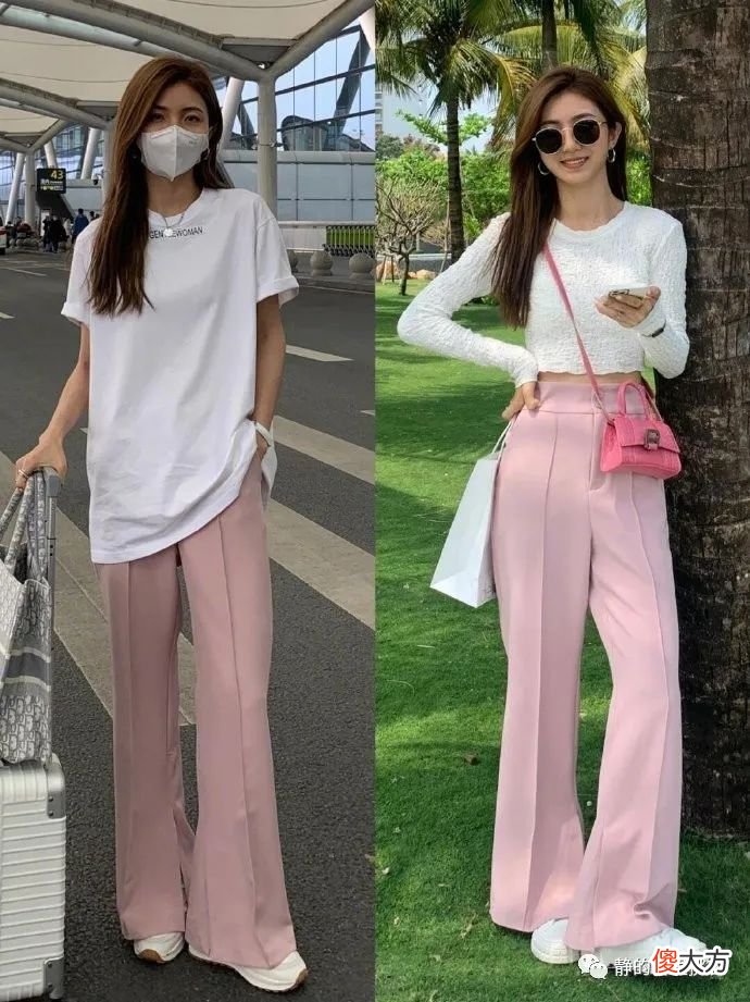 【时尚一点】夏天穿牛仔裤out了！今年气质女人都爱穿西装裤，时髦又遮肉