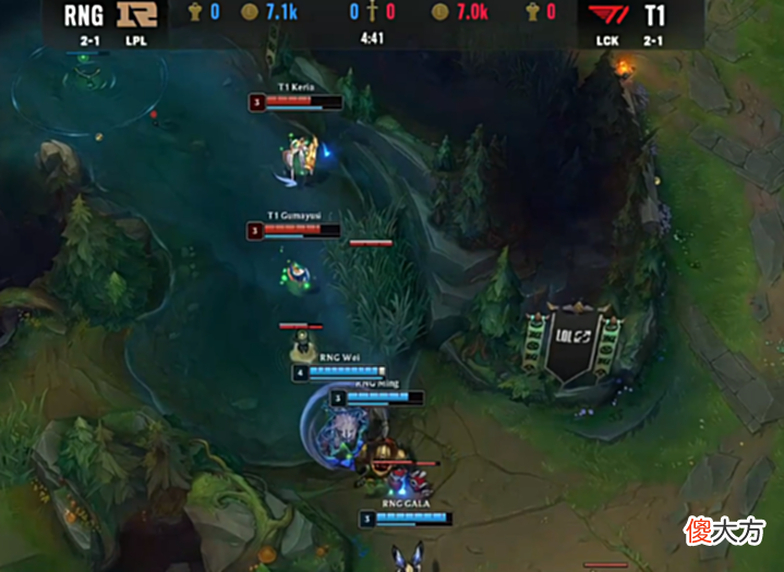 【游戏迷】MSI对抗赛:GALA超神卡莎无畏冲锋,RNG1:0T1