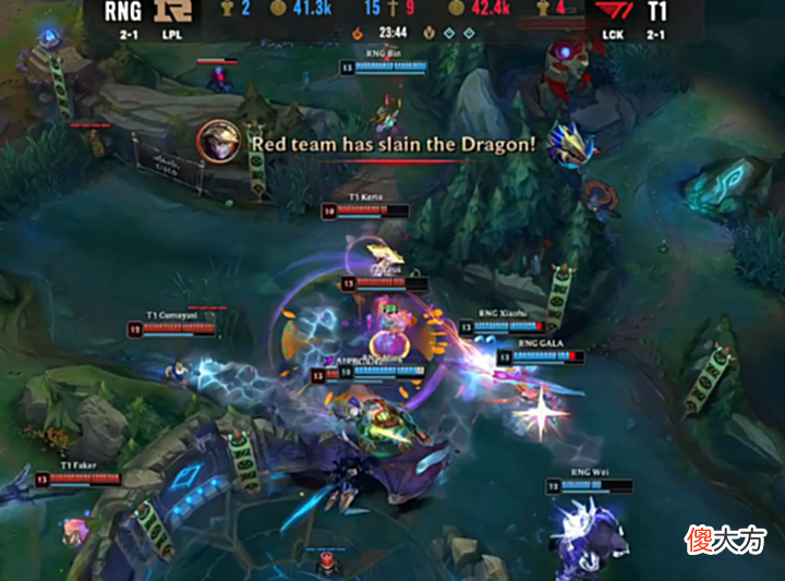 【游戏迷】MSI对抗赛:GALA超神卡莎无畏冲锋,RNG1:0T1