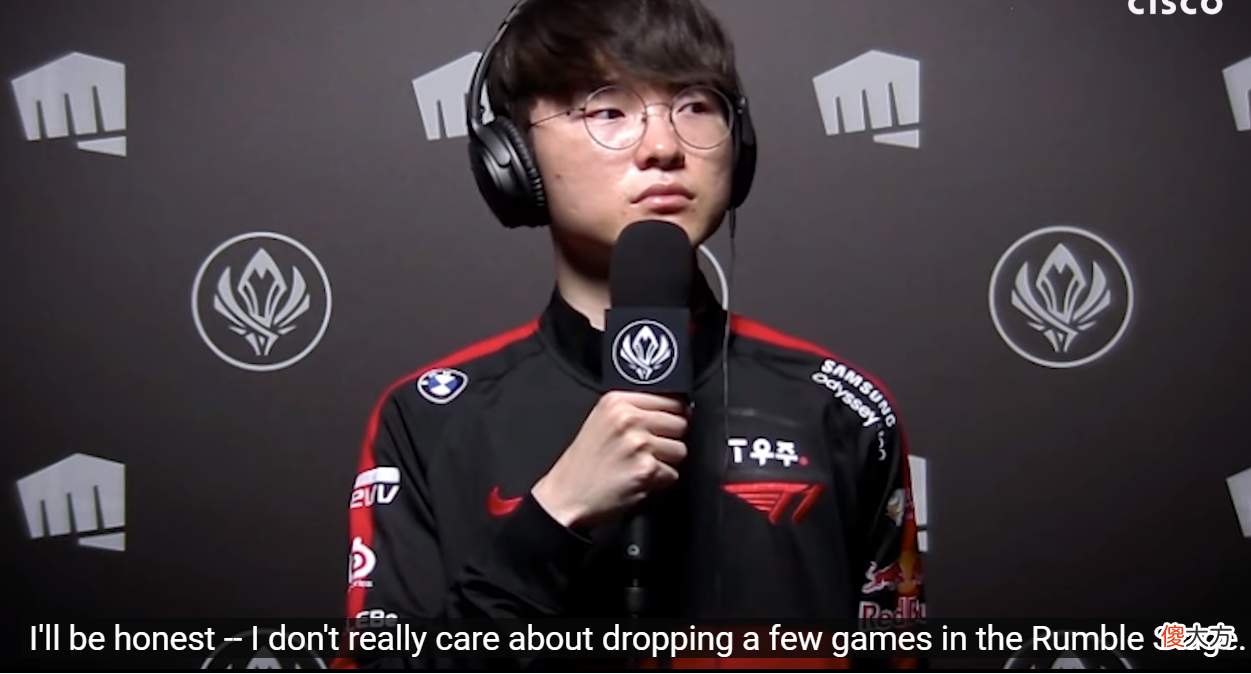 【游戏迷】Faker：表现差是因为准备时间不足 半决赛、决赛会表现出色