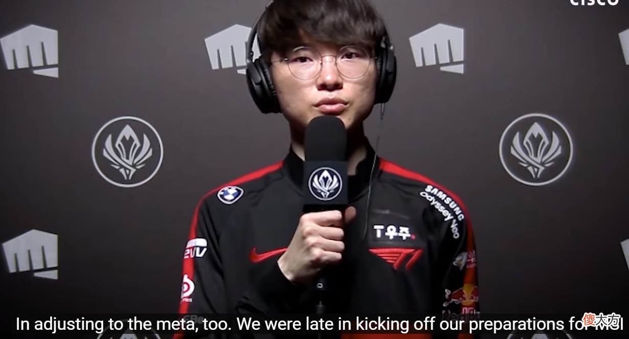 【游戏迷】Faker：表现差是因为准备时间不足 半决赛、决赛会表现出色