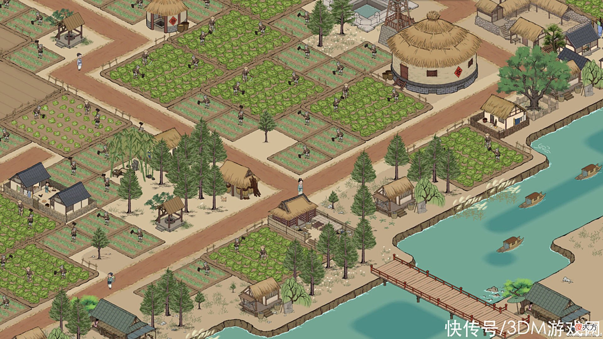 【游戏迷】国风建造游戏《满庭芳：宋上繁华》上线Steam页面支持简体中文