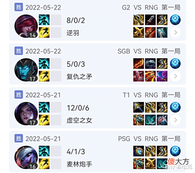 【游戏迷】Gala和Ming是最强下路!RNG干碎G2后国外网友盛赞,Uzi发表看法