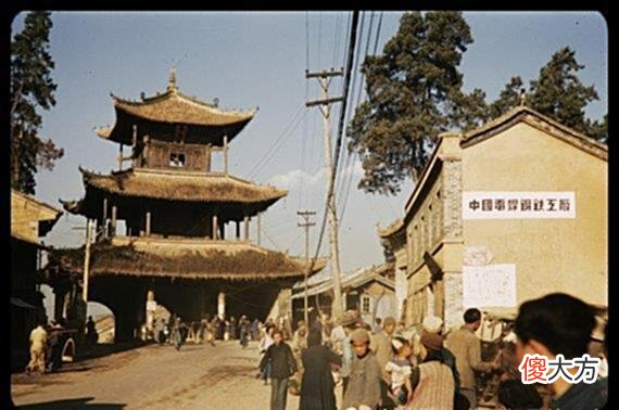 【历史故事】民国老照片英国空军少将拍摄的1945年云南昆明