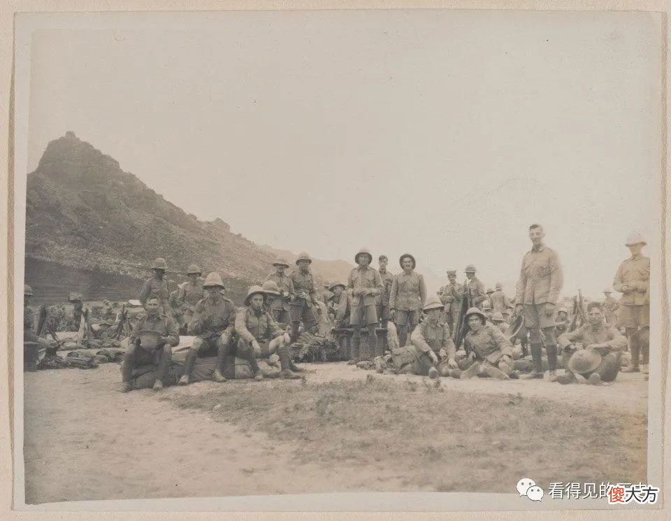 【爱历史】老照片 1914年山东青岛 日军和英军大战德国兵