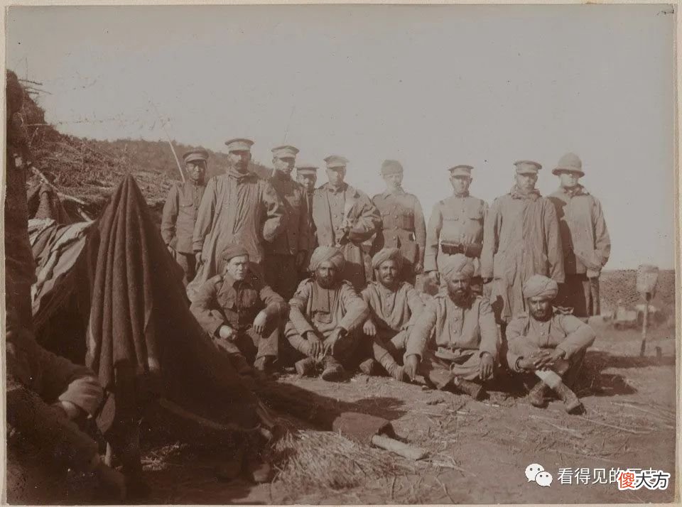 【爱历史】老照片 1914年山东青岛 日军和英军大战德国兵