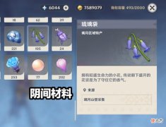 【游戏世界】原神中每个角色都需要准备相对应对琉璃袋的突破材料