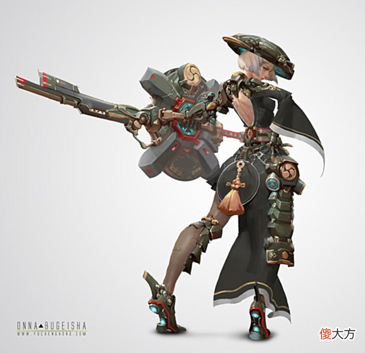 【游戏世界】华丽炫目的CG游戏人物插画,画面极具视觉冲击力