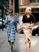 【时尚一点】40的女人衣服要精不要多，巧用“衬衫＋半身裙”，遇见法式优雅