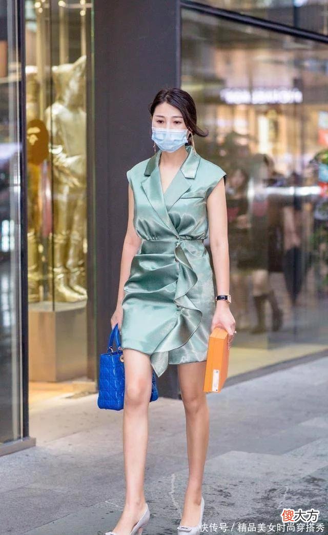 【时尚一点】连衣裙穿出前卫时尚感，突显美丽曲线，魅力无法挡
