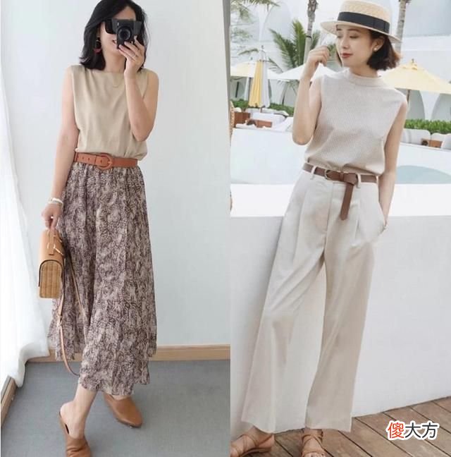 【时尚一点】50岁的女人夏日穿搭，不得不学的三个小技巧，照着穿年轻还显气质