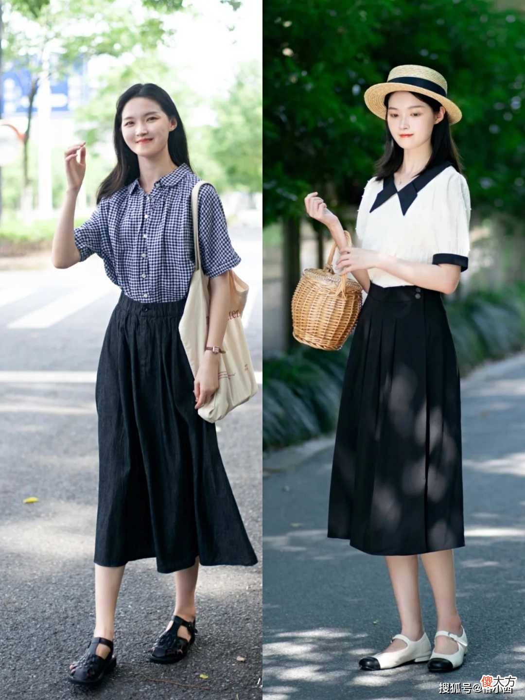 【时尚一点】夏季的半身裙应该怎么搭配，这3种裙子搭配起来会显得个性时髦