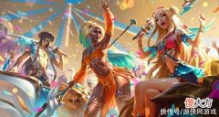 【游戏世界】变身黑皮辣妹！《LOL》泳池派对新皮肤预览原画公布