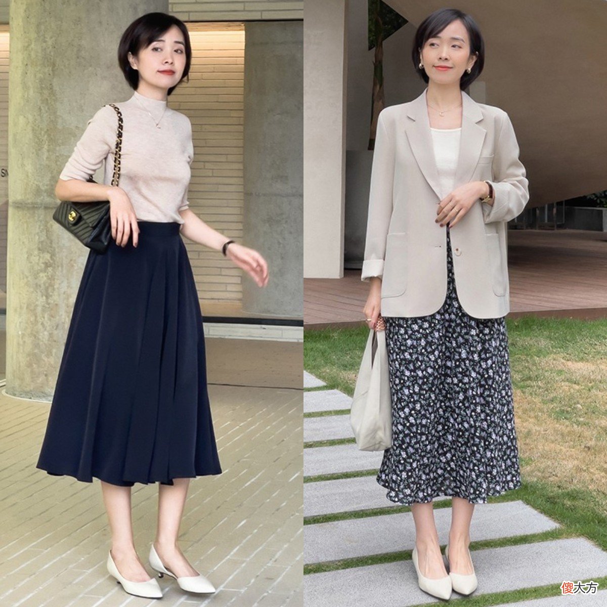 【就爱时尚】40岁女人穿“半身裙”很优雅，但要挑对款式，搭对鞋子才更有范