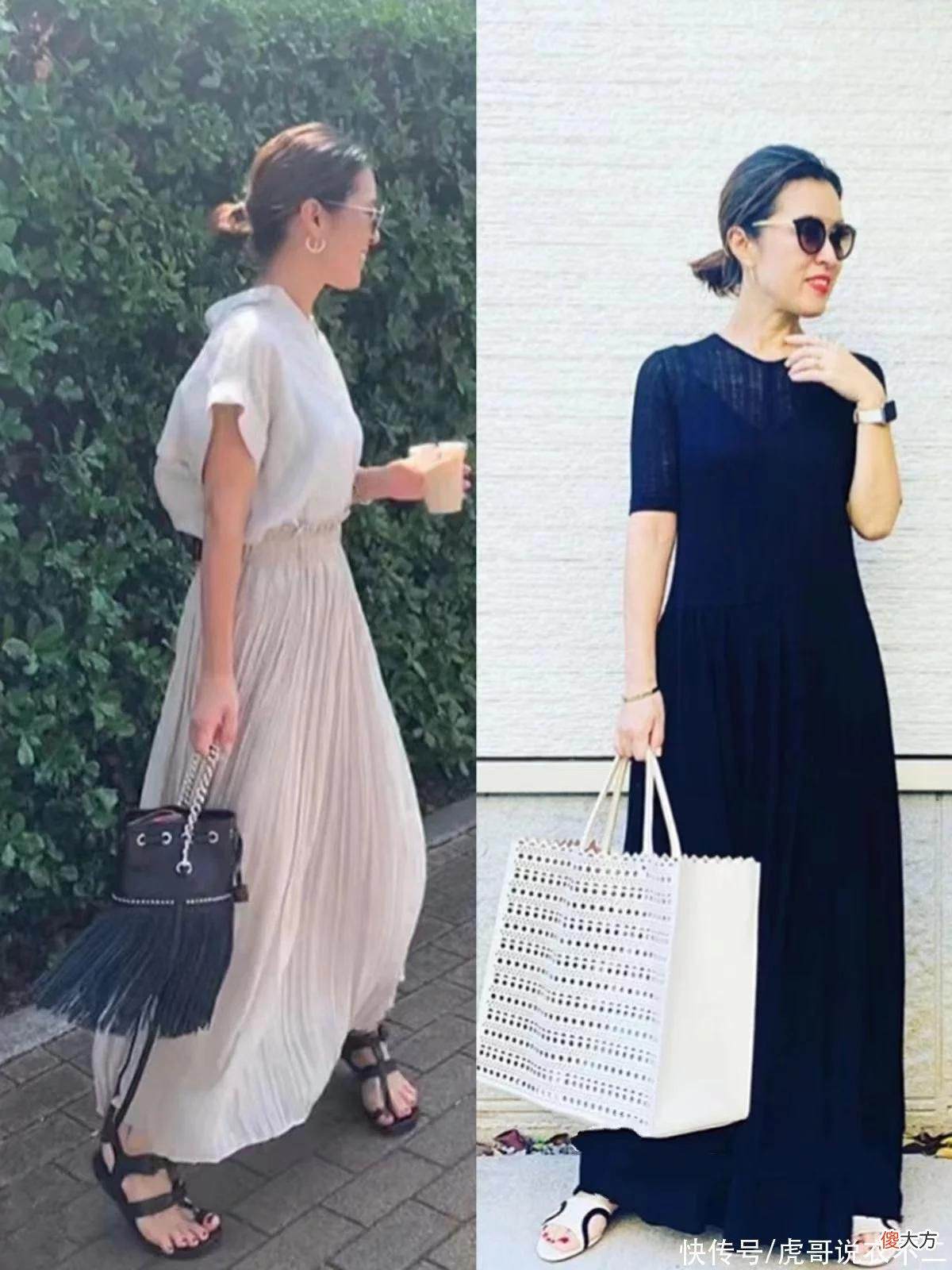 【就爱时尚】穿衣优雅的大龄矮胖妈妈，出门讲究发型、帽子和鞋子，优雅又显高