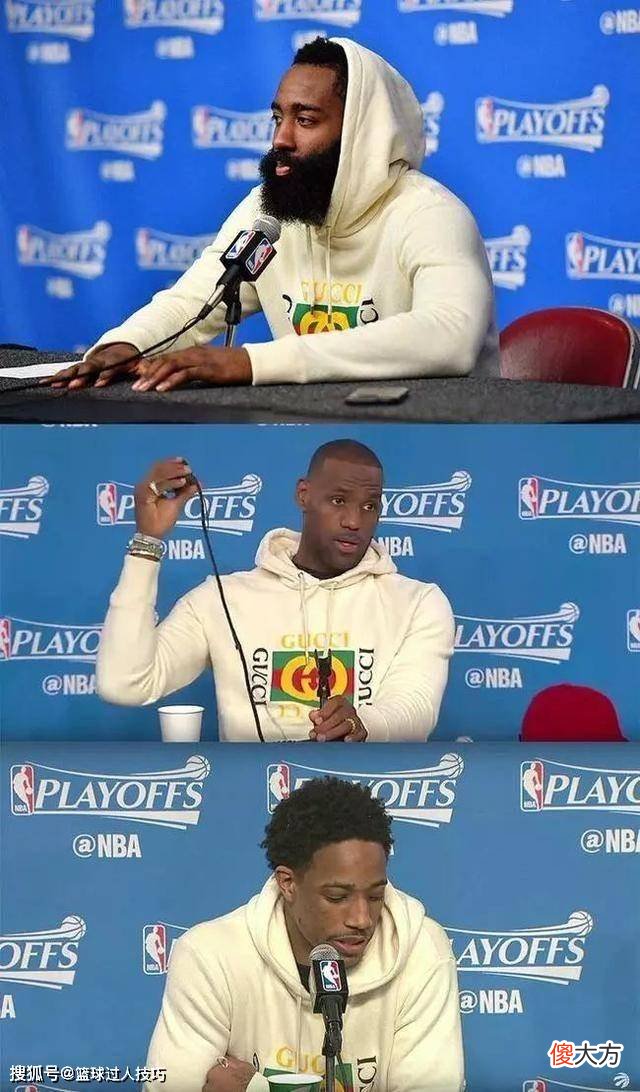 【时尚一点】盘点nba中尴尬的撞衫瞬间，詹姆斯哈登哈登更适合这件衣服