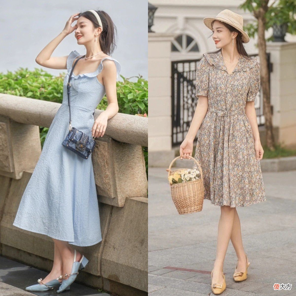 【就爱时尚】奶奶鞋＋裙子＝夏季最in穿法，知性优雅还显高，适合小个子