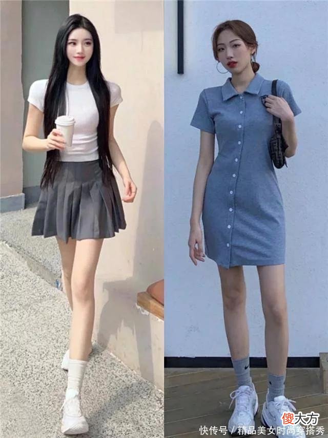 【时尚一点】太古里女生是真会穿，裙子与“运动鞋”搭配时髦又有女人味，好美