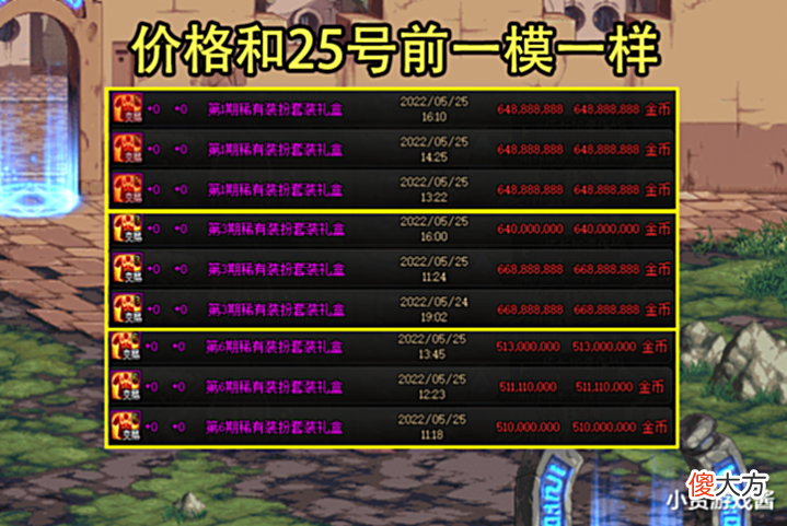 【游戏世界】DNF:绯樱套涨疯了!跨一售价已突破3亿,但高颜值天空却无变化