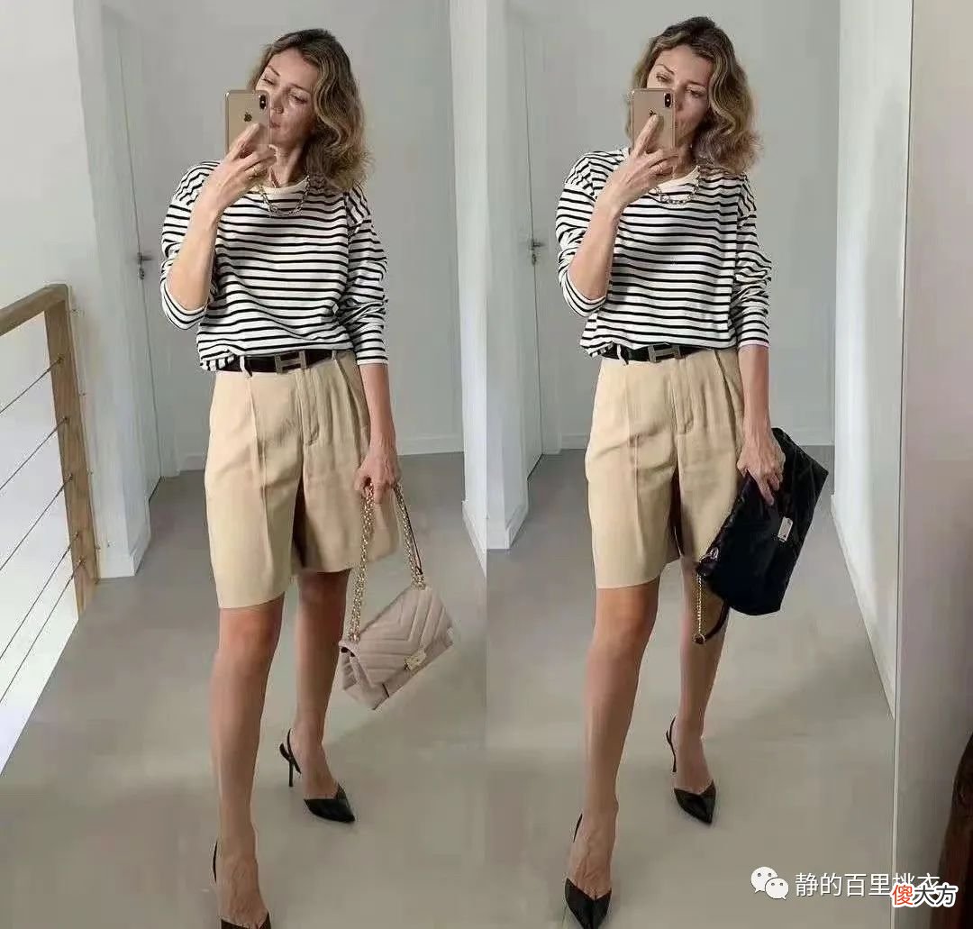 【时尚一点】衣服多反而没得穿？经典“海魂衫”搭配这些下装，简约不挑人