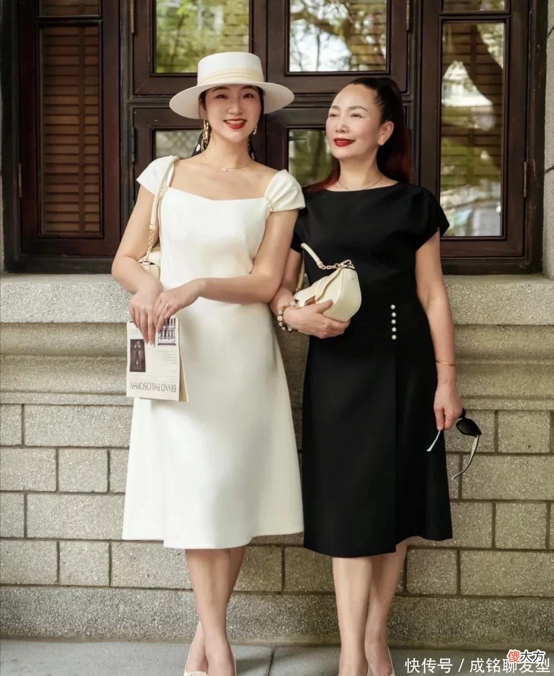 【时尚一点】陪妈妈一起变美，这些神仙母女的穿搭太有范，时尚大方又有活力
